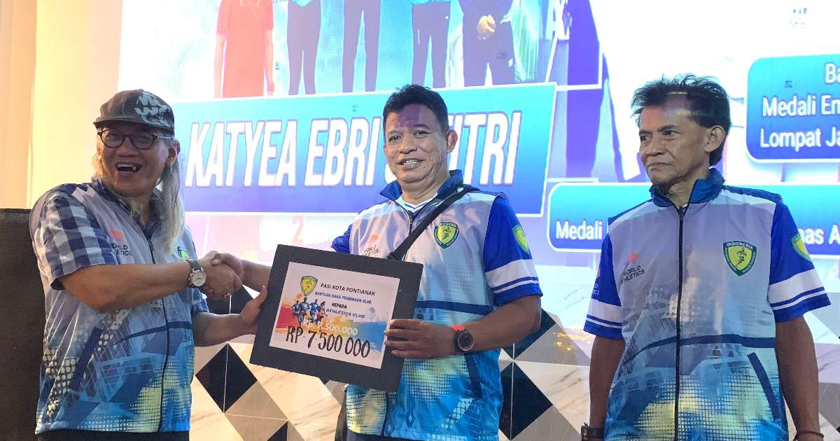 PASI Pontianak Beri Dana Pembinaan & Lepas Atlet