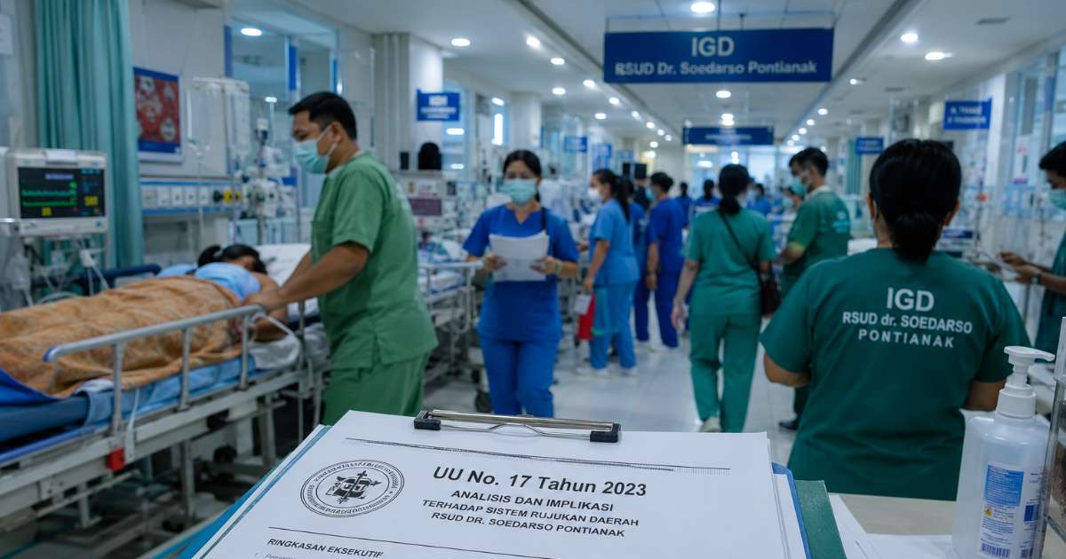 Sistem Rujukan Gagal, RSUD Soedarso Pontianak Alami Patient Overflow