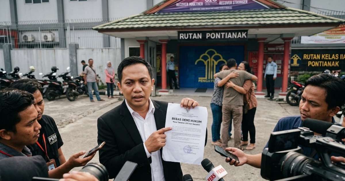 Masa Tahanan Habis, Dua Terdakwa SMA Mujahidin Keluar Rutan
